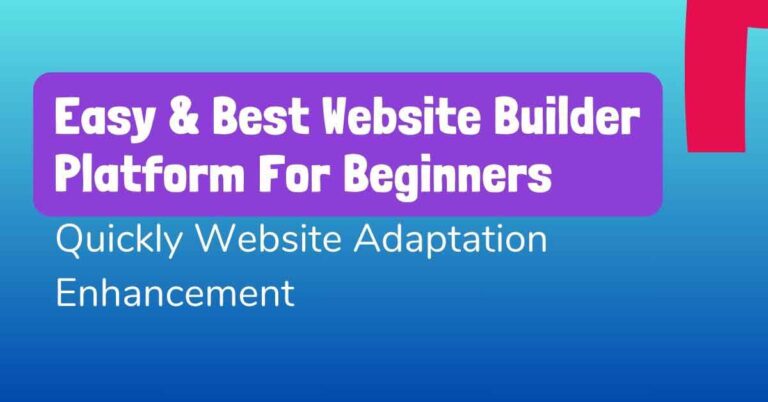 Best Website Builder Platform For Beginners